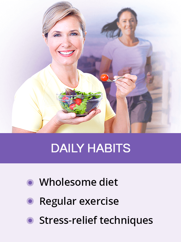 Daily habits for menopause symptoms