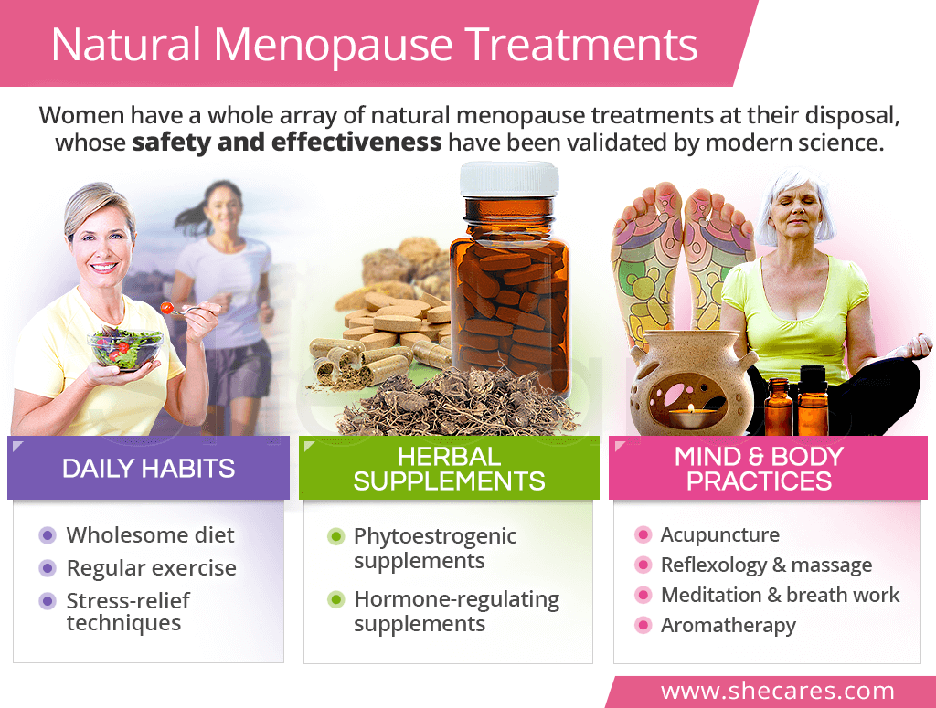 Natural treatments for menopause symptoms