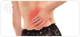 Lower back pain is another symptom of an estrogen deficiency.