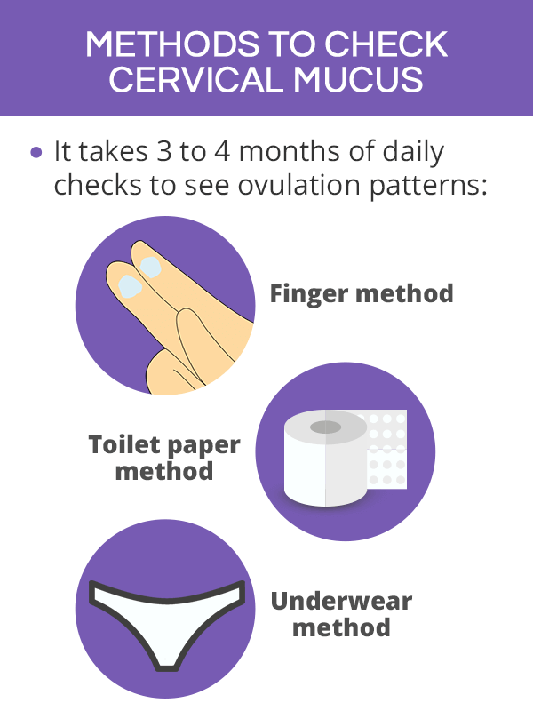 how to check cervical mucus