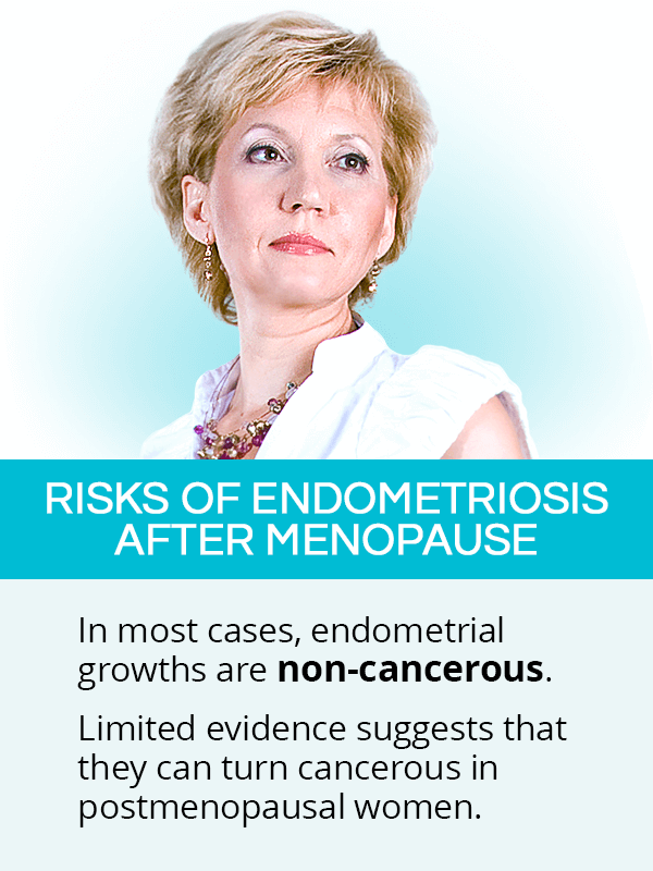 Risks of endometriosis after menopause