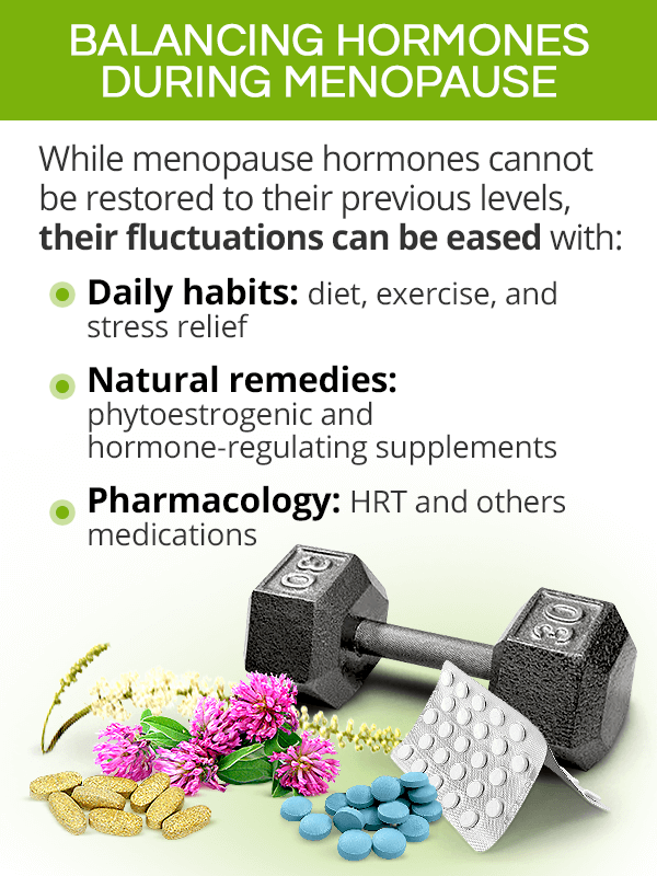 Balancing hormones during menopause