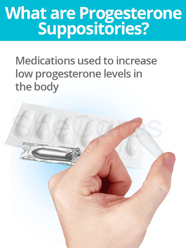 What are progesterone suppositories