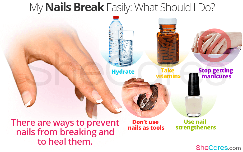 There are ways to prevent nails from breaking and to heal them.