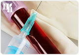 Blood tests can indicate the changing levels of hormones
