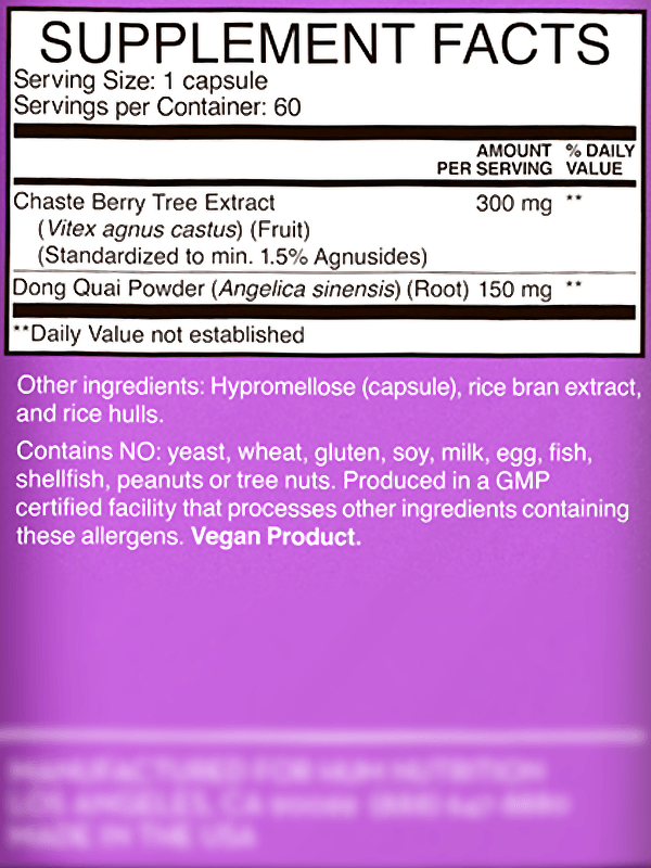 HUM Moody Bird Supplement Ingredients