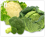 Cruciferous vegetables decrease the risk of certain types of cancer