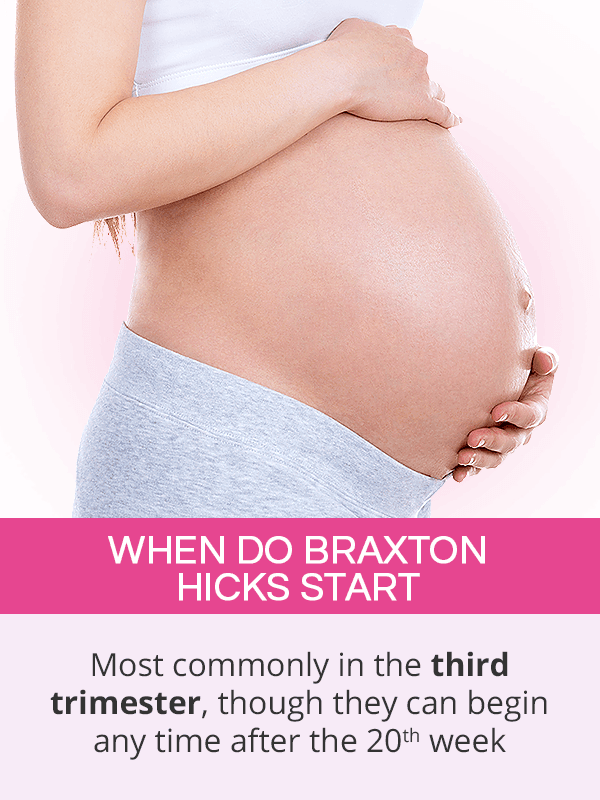 when do braxton hicks contractions start