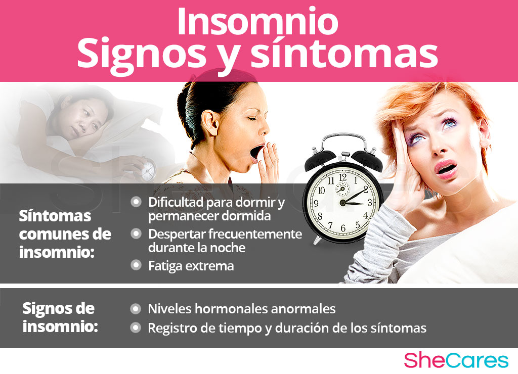 Signos y síntomas de insomnio
