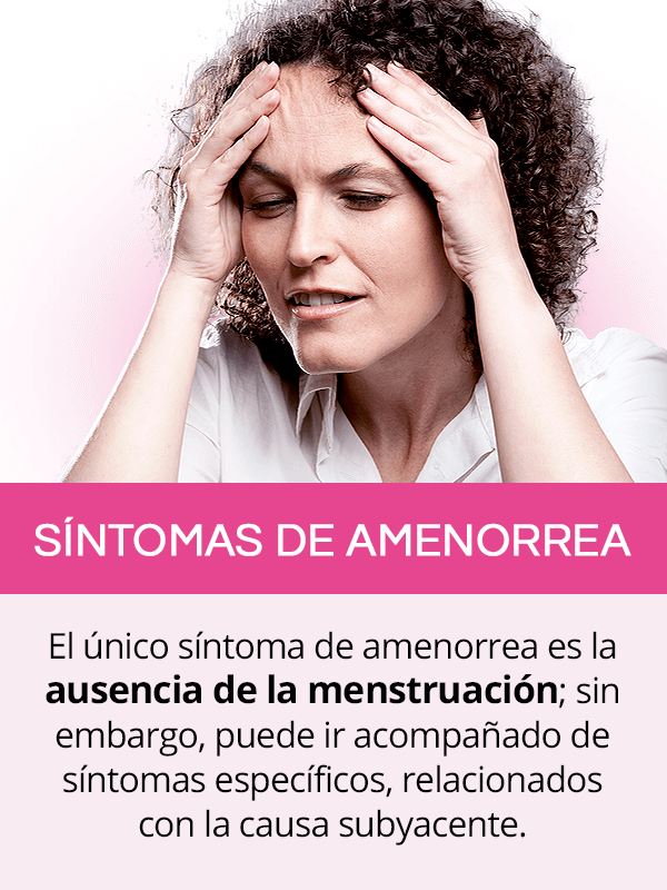 Síntomas de amenorrea