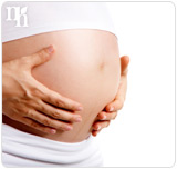 Pregnancy hormones increased levels of reproductive hormones