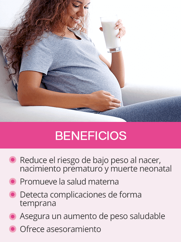 Beneficios del cuidado prenatal