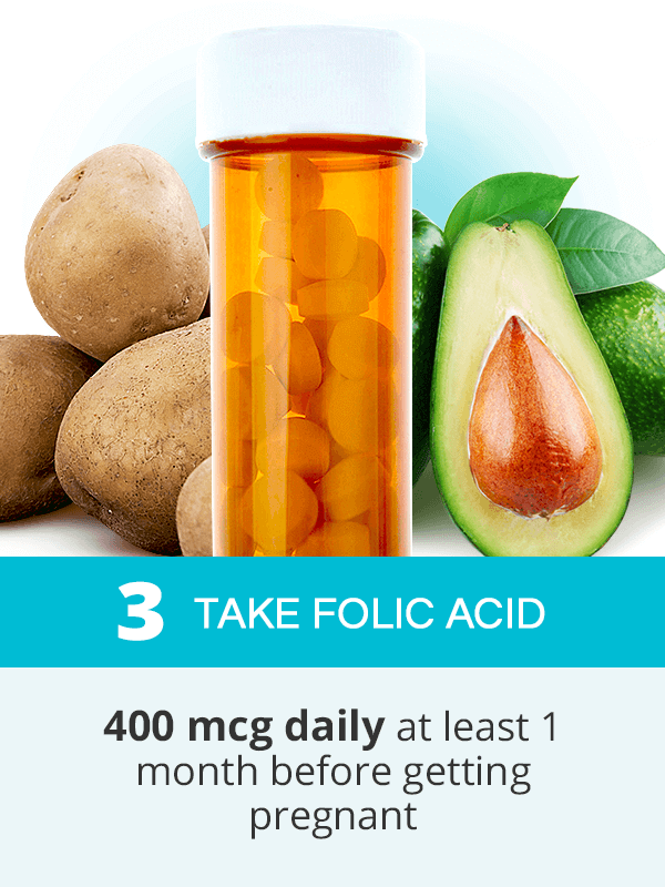 Take folic acid to get pregnant fast