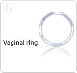 HRT can be administered through vaginal rings