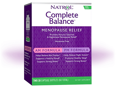 Natrol Complete Balance for Menopause AM/PM: Complete Information