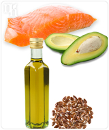 Eat avocados, fatty fish, and flax or fish oil supplement to your diet to boost testosterone levels