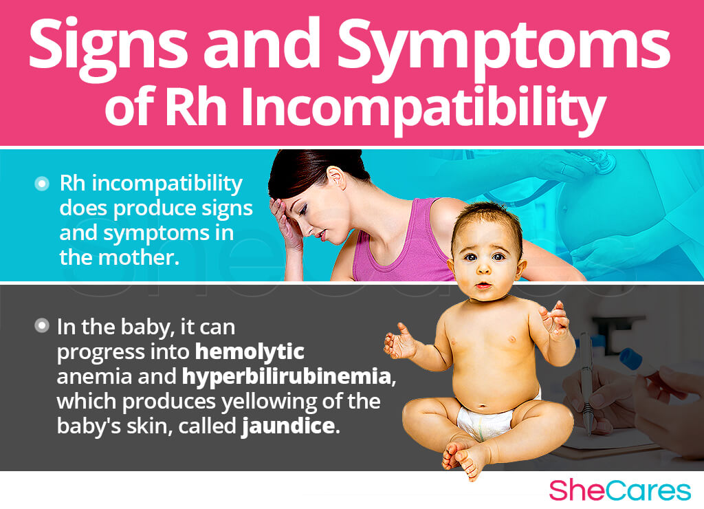 Signs and Symptoms of Rh Incompatibility