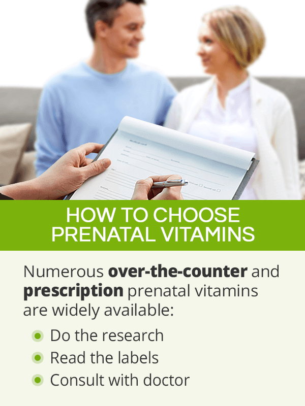 How to choose a prenatal vitamin