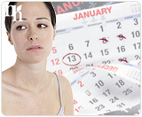 Irregular periods are one of the symptoms of lack of progesterone