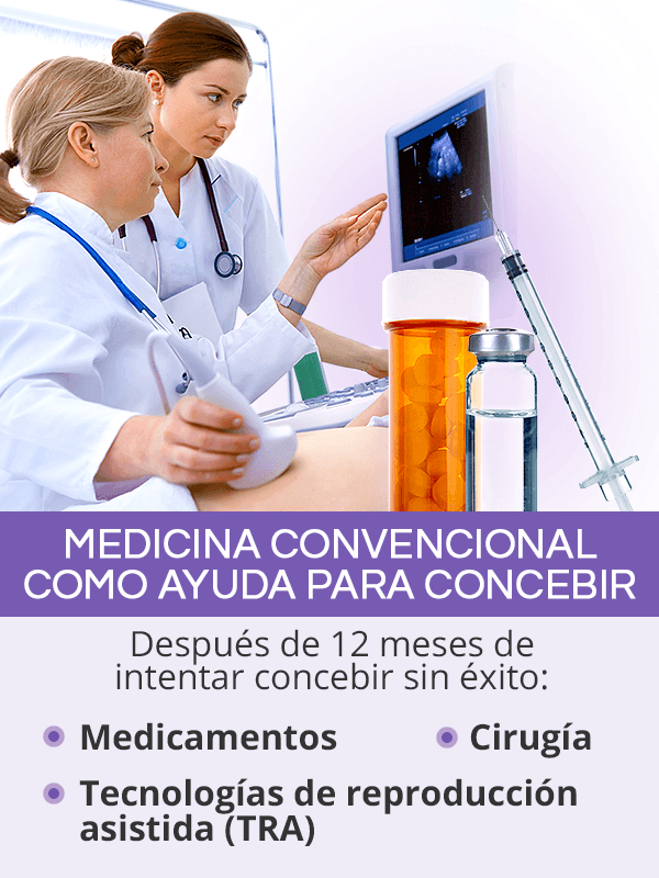 Medicina convencional como ayudapara concebir