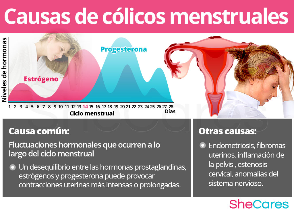 Causas de cólicos menstruales