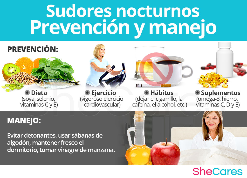 Sudores nocturnos - Prevención y manejo