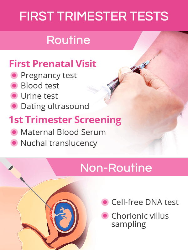 labs for first prenatal visit