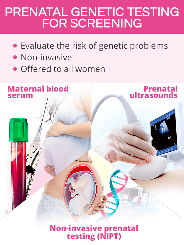 Prenatal genetic testing for screening