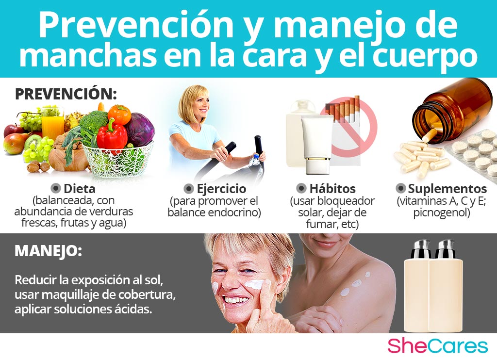 Manejo y prevención de manchas en la cara