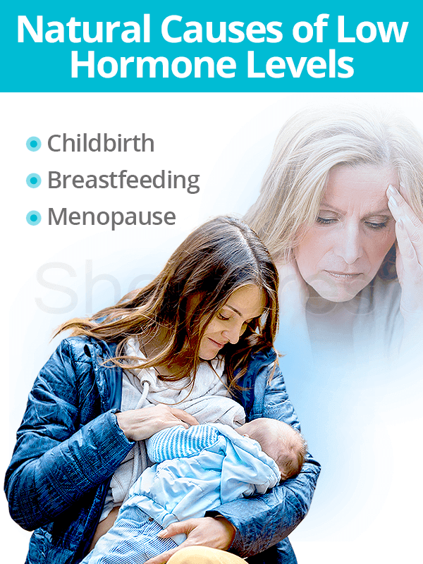 Natural causes of low hormone levels