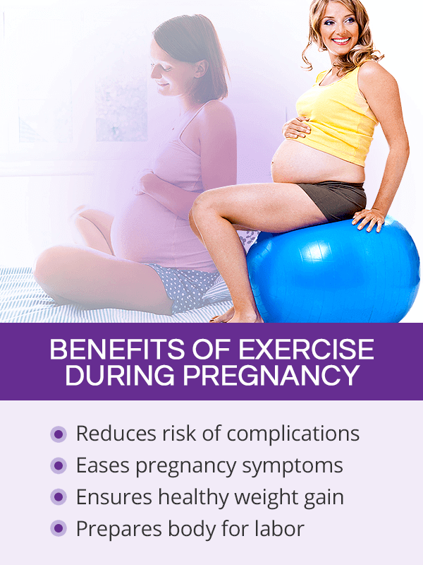 Benefits of exercise during pregnancy