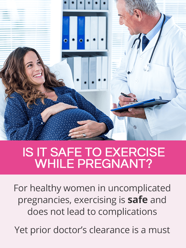 Is it safe to exercise while pregnant