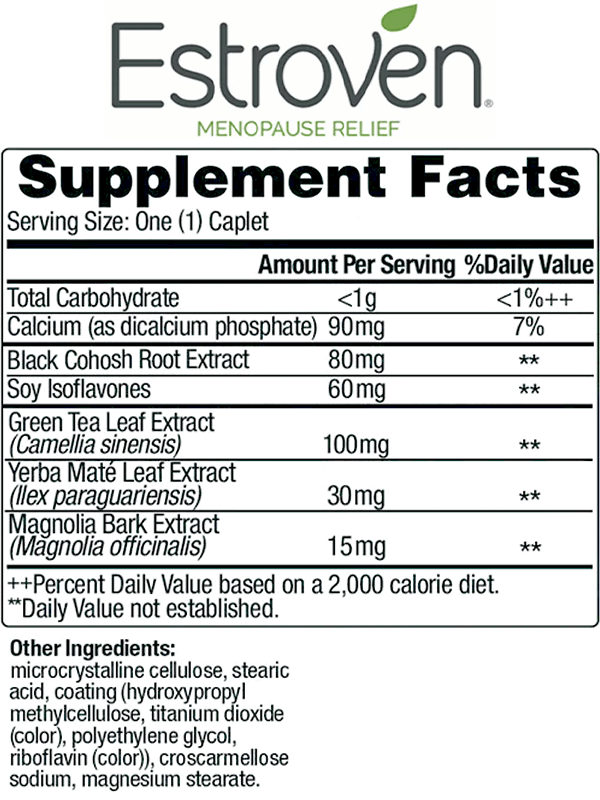 Estroven Supplement Ingredients