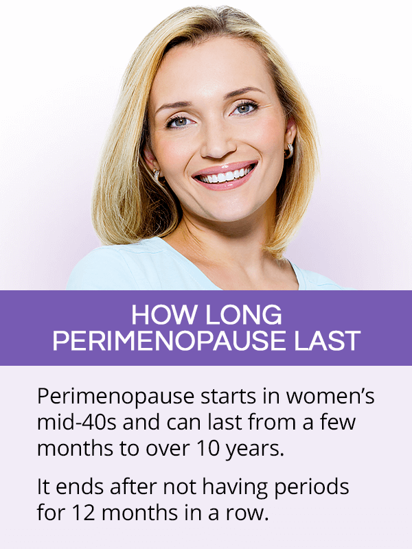 How long perimenopause last