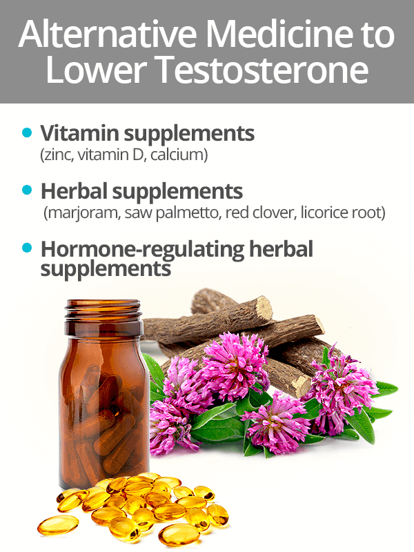 Alternative medicine to lower testosterone