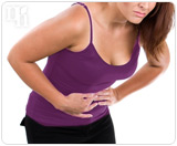 Upset stomach is a side effect of  bioidentical estrogen.