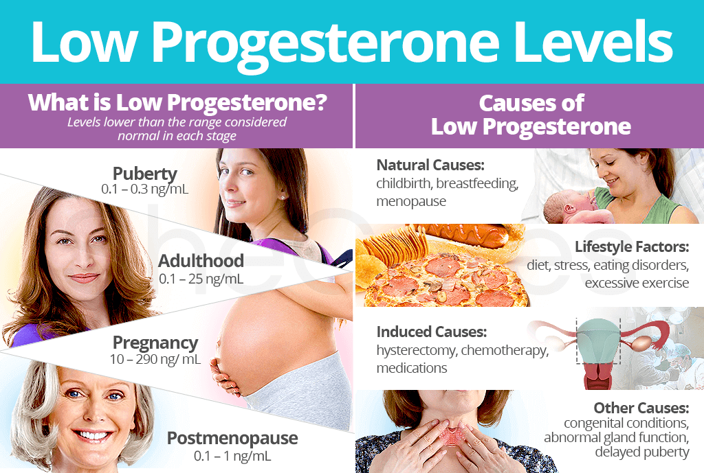 Low Progesterone Levels About Causes SheCares