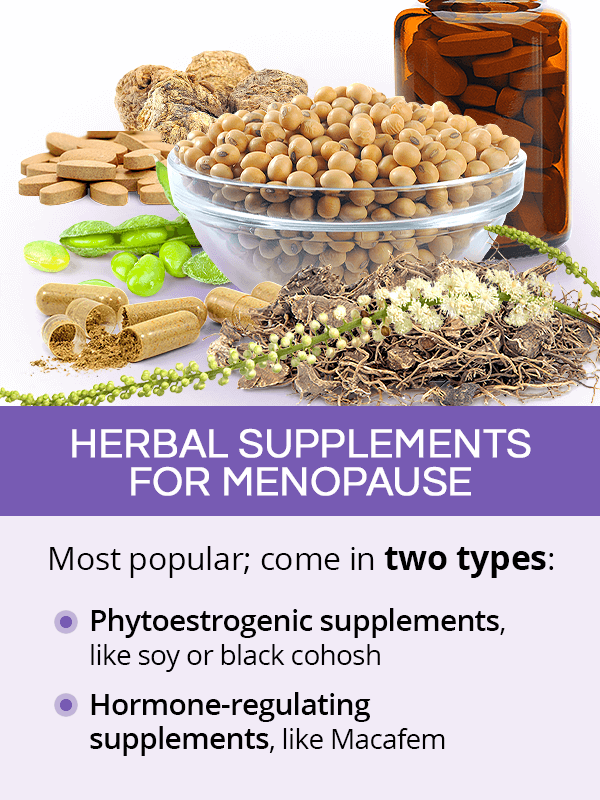 Herbal supplements for menopause