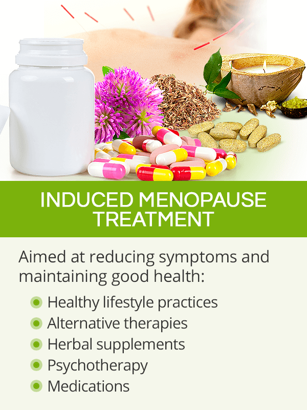 Induced menopause treatment