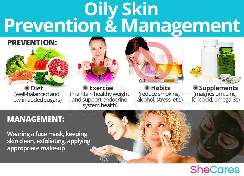 Oily Skin  -  Prevention and Management