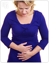 Bloating is a menopause symptom related to low progesterone levels