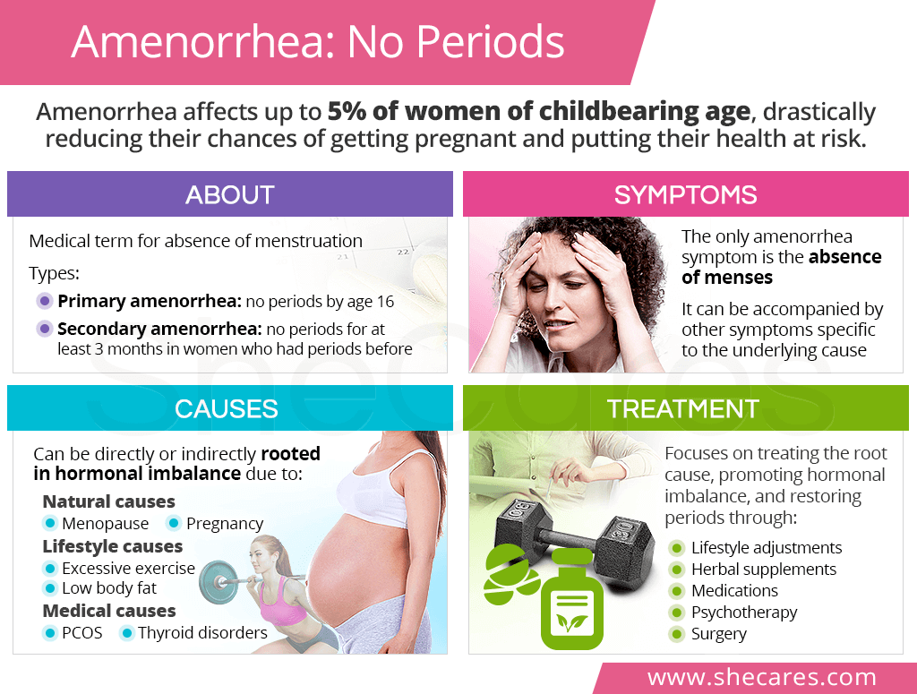 Amenorrhea: No Periods