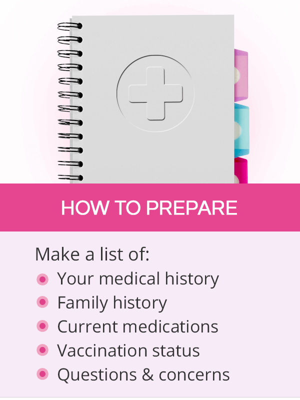 How to prepare for first prenatal visit
