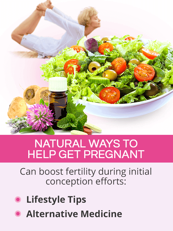 Natural ways to help get pregnant