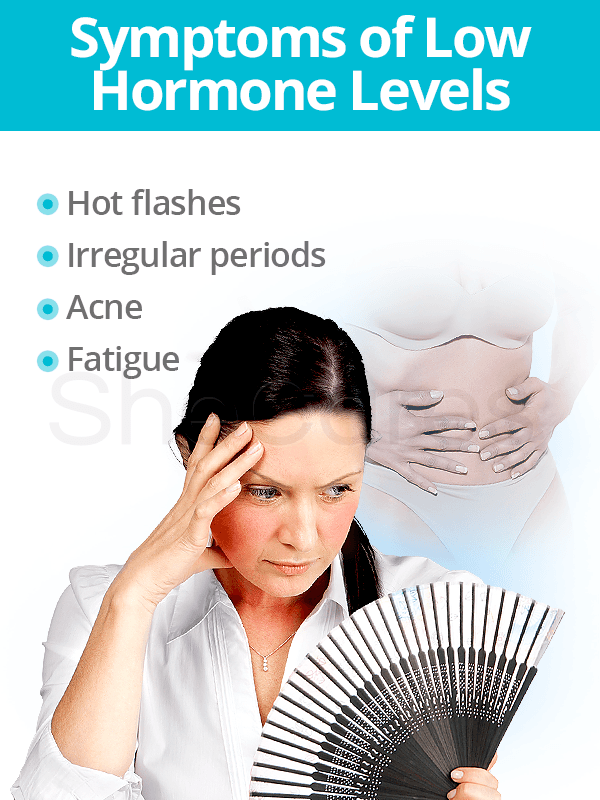 Symptoms of low hormone levels