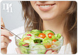 A good diet includes lots of fruits and vegetables for fighting against your symptoms