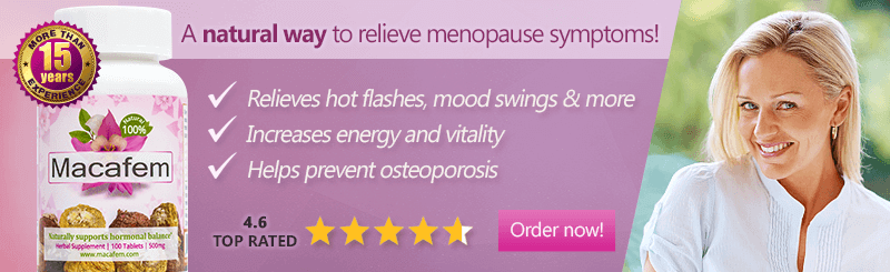 Macafem alleviates menopause symptoms